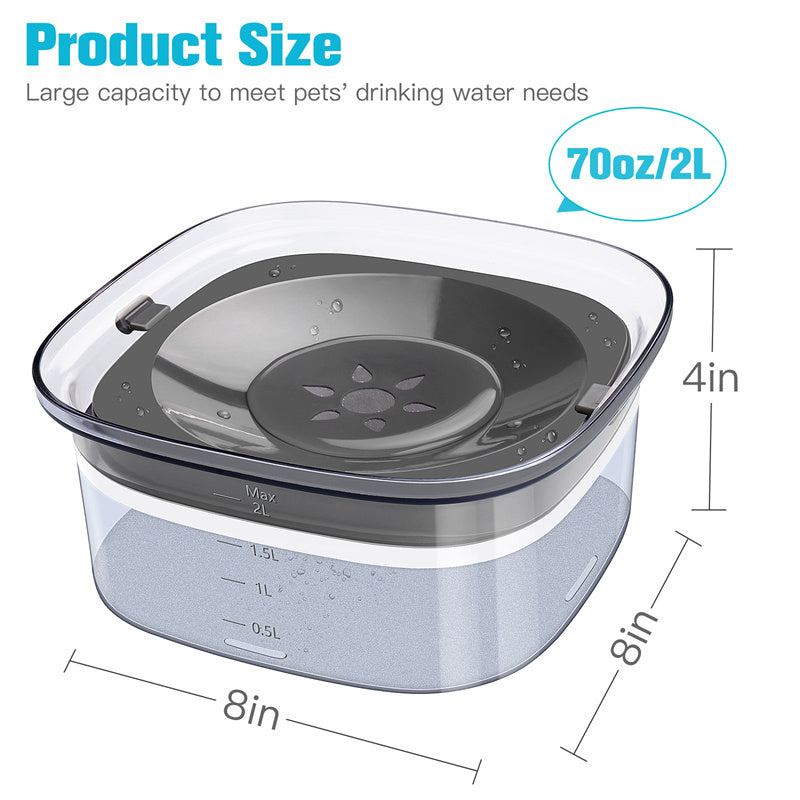 Anti-Spill Water Bowl For Pets